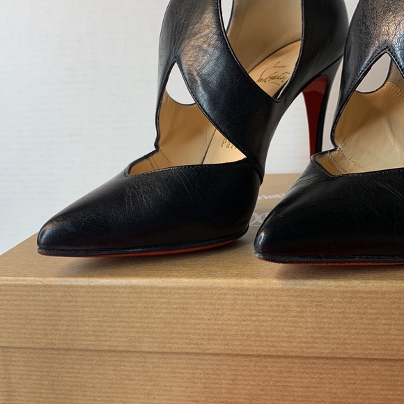 NEW Condition Christian Louboutin Dictata 100 Kid (Black) - Picture 4 of 10